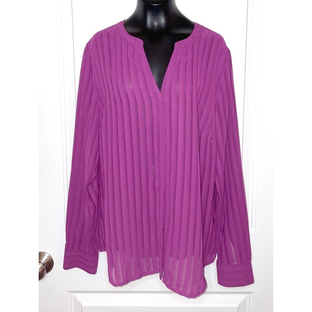Apt 9 purple blouse